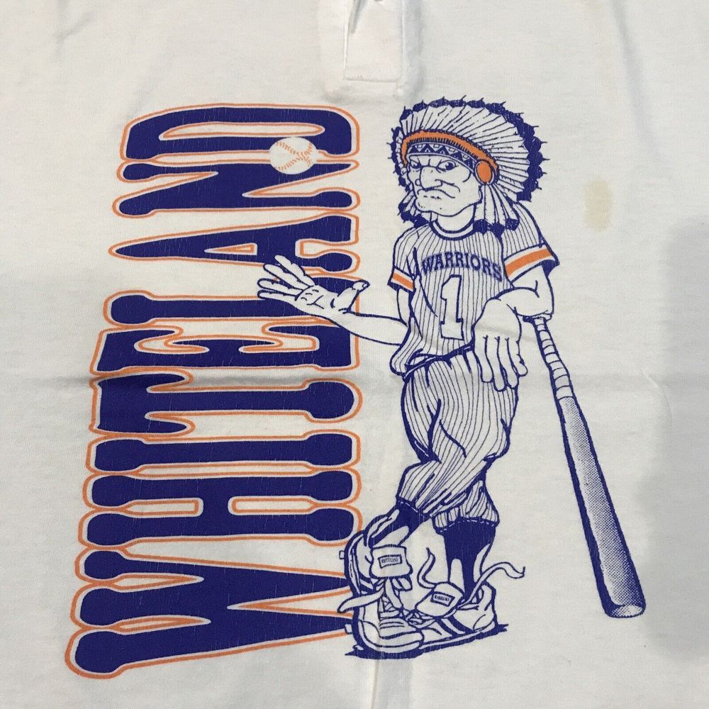 VINTAGE  Babe Ruth Baseball League Jersey With Patch Men's‎ Size 2XL Warriors